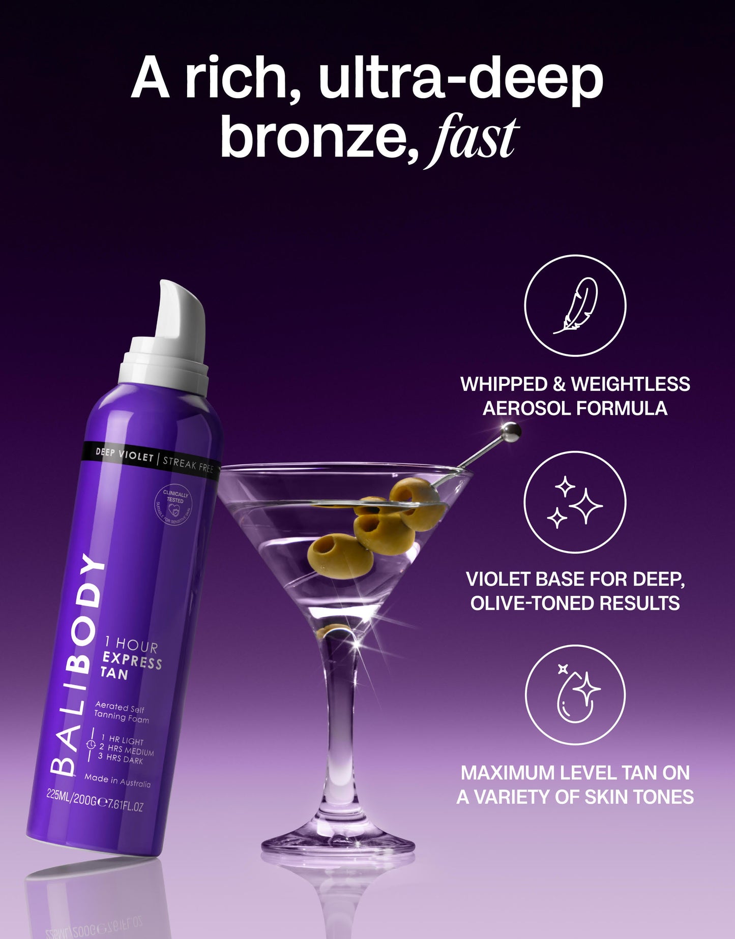 Deep Violet Express Self Tan
